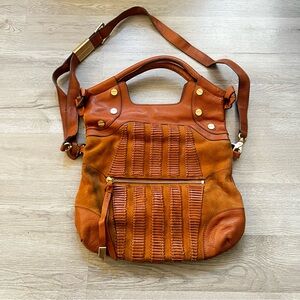 Foley + Corinna Buttery Soft Leather and Suede Shoulder Bag